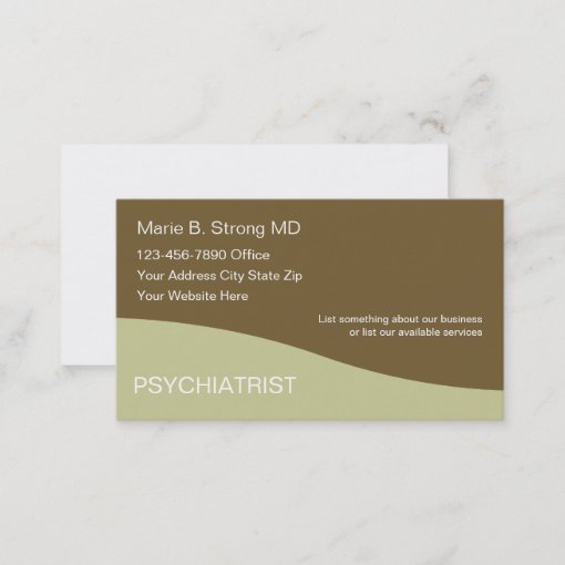 Psychiatrist Business Cards Zazzle 