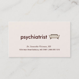 Psychiatrist Business Cards
