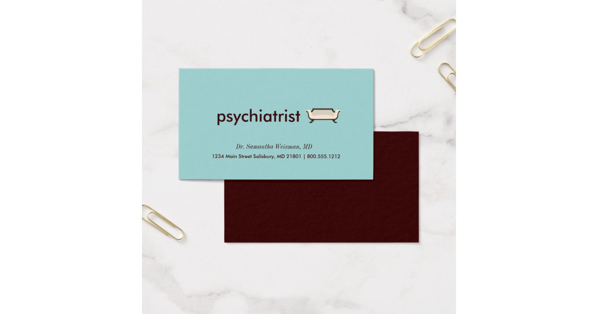 Psychiatrist Business Cards Zazzle