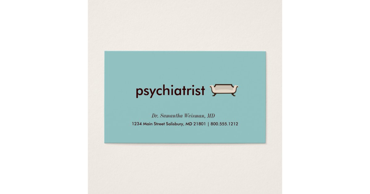 Psychiatrist Business Cards Zazzle