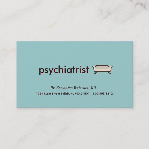 Psychiatrist Business Cards