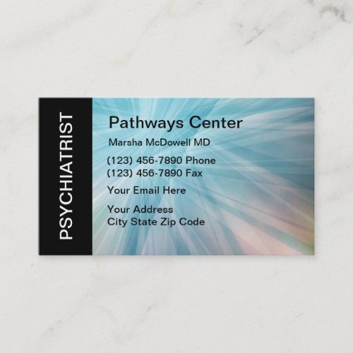 Psychiatrist Design Appointment Card