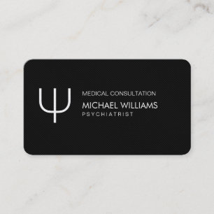 Psychiatrist - Elegant professional Simbolo Business Card