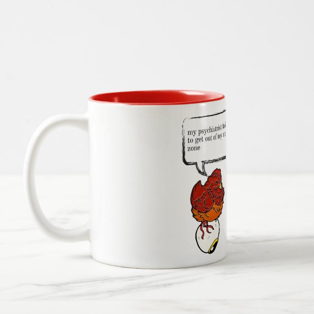 Psychiatrist funny gifts Two-Tone coffee mug (Left)