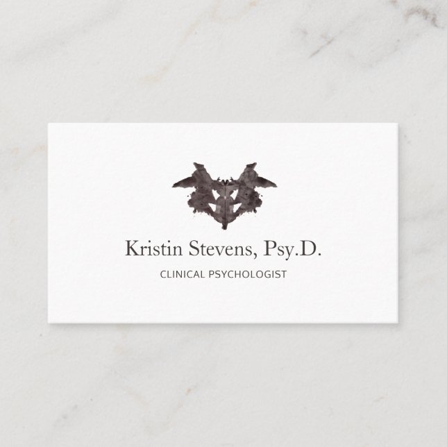 Psychiatrist Ink Blot Appointment Reminder (Front)
