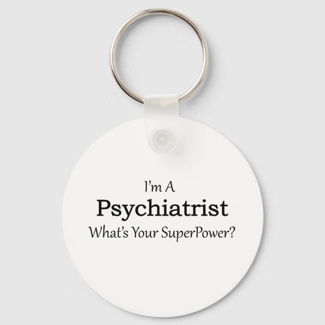 Psychiatrist Keychain (Front)