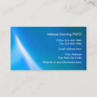 Psychiatrist Simple Design Business Card