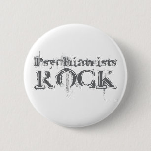 Psychiatrists Rock Pinback Button