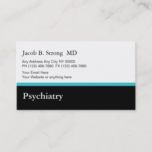 Psychiatry Business Card Template