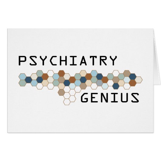 Psychiatry Genius Cards (Front Horizontal)