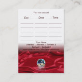 PSYCHIC - Business-, Profile-, Schedule Card (Back)