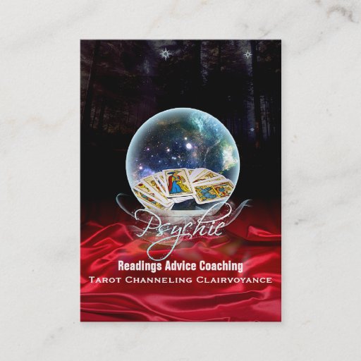 Customizable PSYCHIC - Business-, Schedule Card Business Card