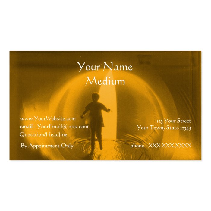 Psychic Consultant   business card template