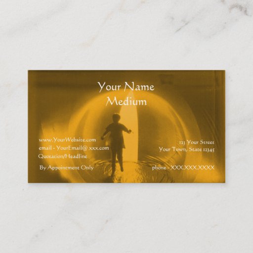 Customizable Psychic Consultant - business card template