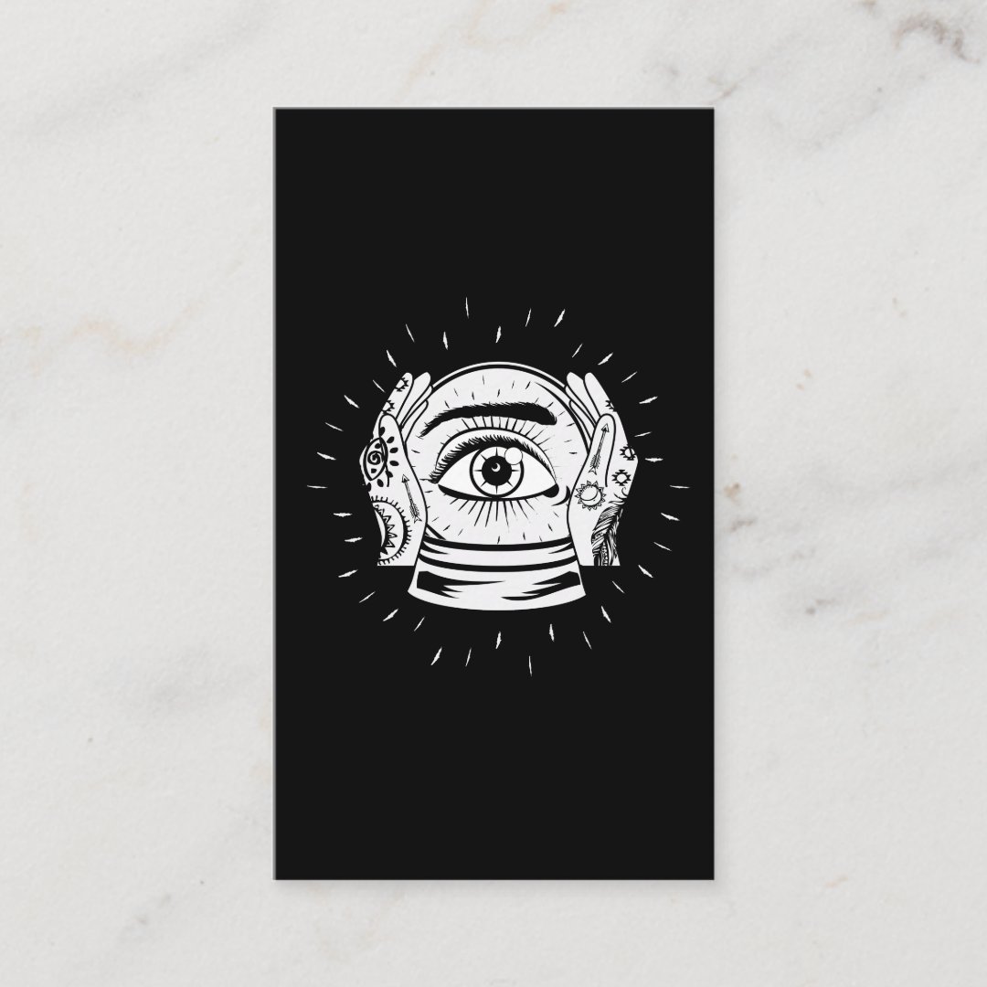 Psychic Crystal Ball Fortune Tellers Business Card Zazzle
