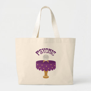Psychic Crystal Ball Large Tote Bag