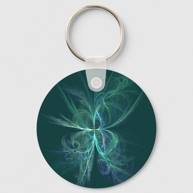 Psychic Energy Fractal Keychain (Front)