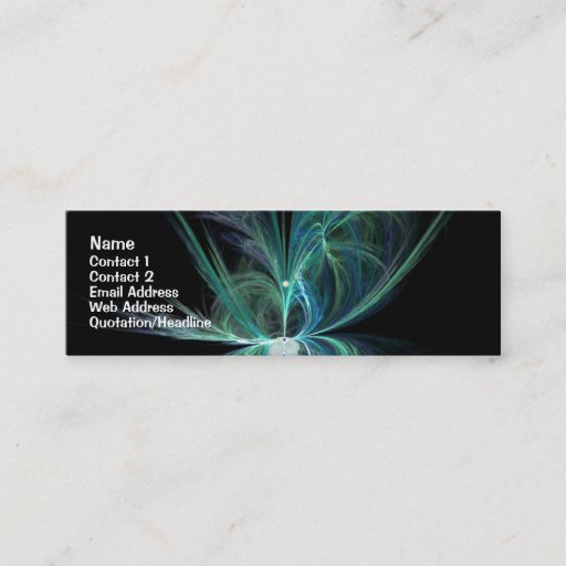 Customizable Psychic Energy Business Card