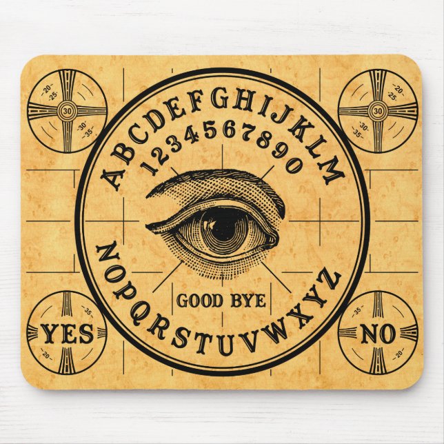 Psychic Eye Talking Board Mousepad (Front)