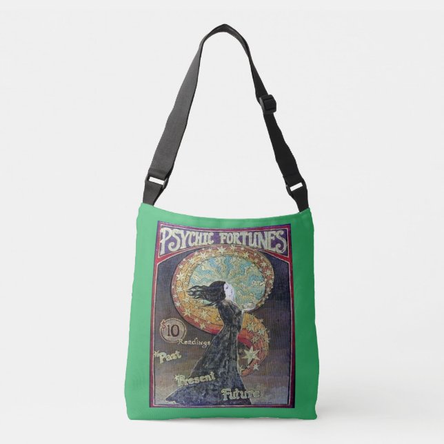 Psychic Fortunes Ephemera Crossbody Bag (Front)
