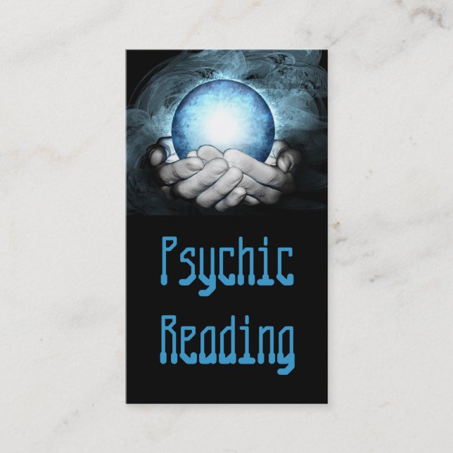 Psychic Hand Palm Reading Destiny Fortune Teller Business Card (Front)