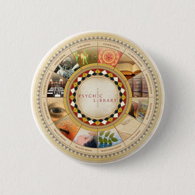 Psychic Library Button (Front)