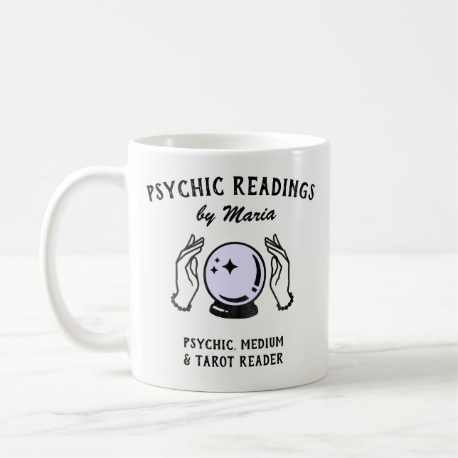 Psychic Medium Crystal Ball  Coffee Mug (Left)