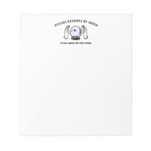 Psychic Medium Crystal Ball Notepad