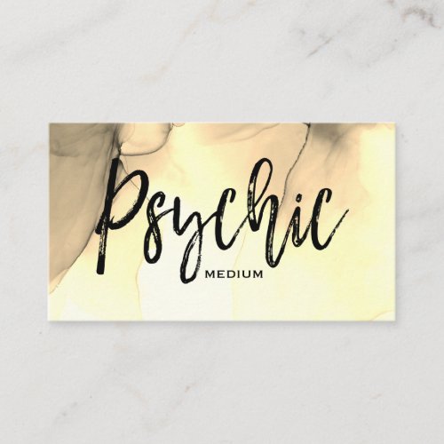  Psychic Medium Reader Metaphysical  Watercolor Business Card