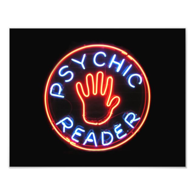 Psychic Reader Neon Sign (Front)