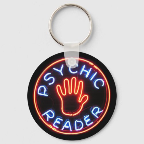 Psychic Reader Neon Sign Keychain