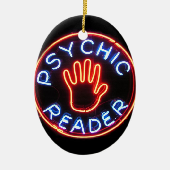 Psychic Reader Neon Sign Ornament