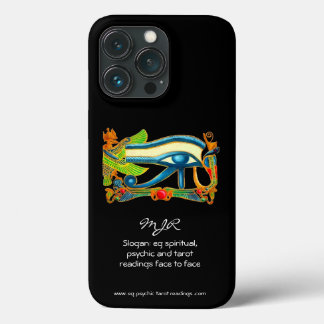 Psychic Reader with Mystic Eye of Horus logo iPhone 13 Pro Case