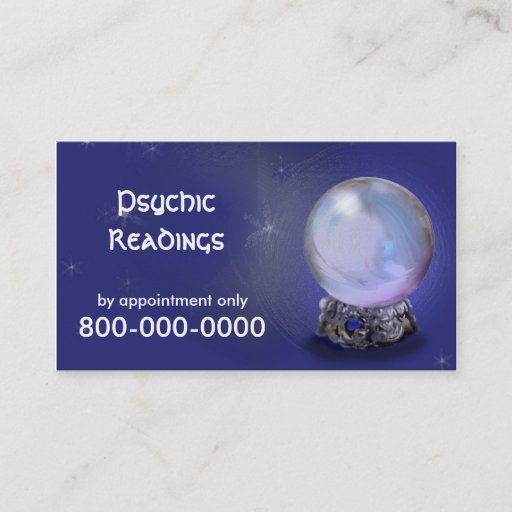 Customizable PSYCHIC Readings Business Card