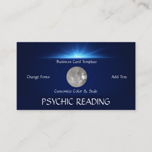 Psychic Readings Crystal Ball Business Card