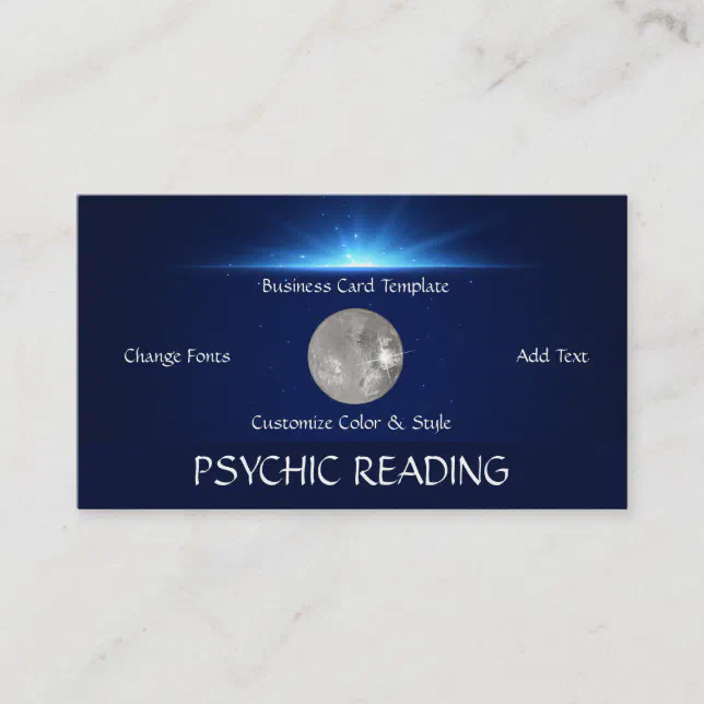 Psychic Readings Crystal Ball Business Card Zazzle