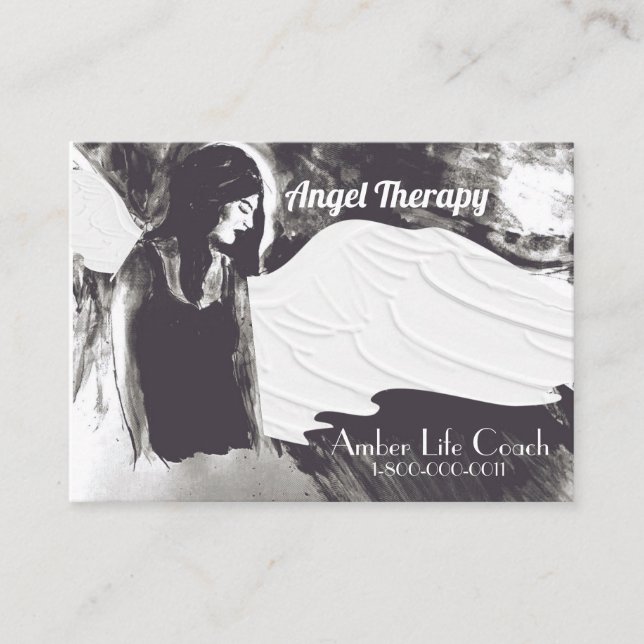 Psychic Readings, Reiki, Life Coach, Business Card (Front)