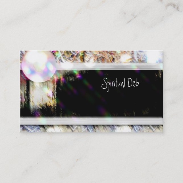 Psychic, Spiritual, Crystal Ball, Business Cards (Front)