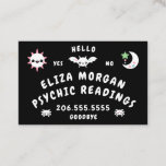Psychic Talking Board Business Card at Zazzle