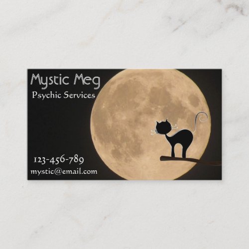 Psychic tarot fortune teller new age services business card
