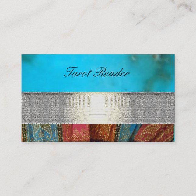 Psychic Tarot Healer Spiritual Business Cards (Front)