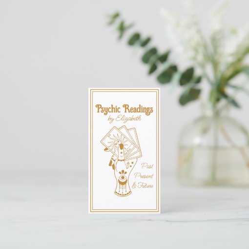 Psychic Tarot Reader Business Card | Zazzle