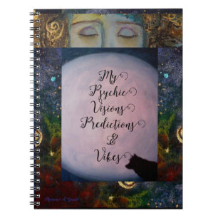 Psychic Visions Medium Clairvoyant Maureen Girard Notebook