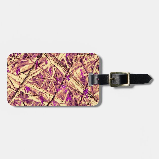 Psycho Camo Luggage Tag (Front Horizontal)
