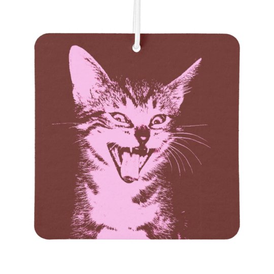 Psycho Cat Air Freshener  Zazzle com