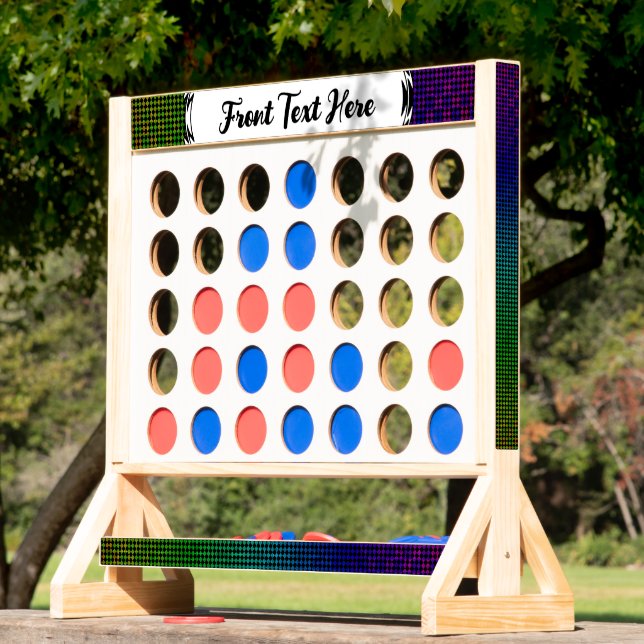 Psycho Checkers by Kenneth Yoncich Fast Four (Lawn)