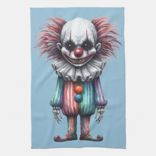 Psycho Clown  Kitchen Towel