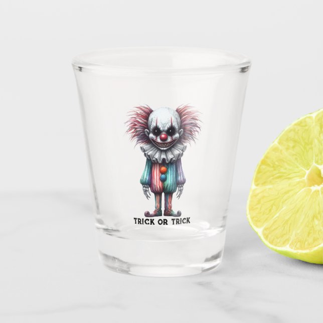 Psycho Clown - Trick or Trick Customize Shot Glass (Front)