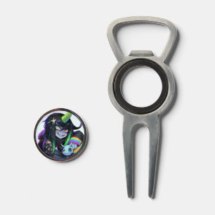 Psycho Cute Monster Anime Girl Divot Tool
