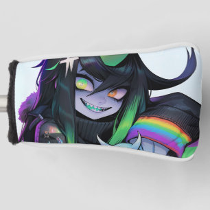 Psycho Cute Monster Anime Girl Golf Head Cover